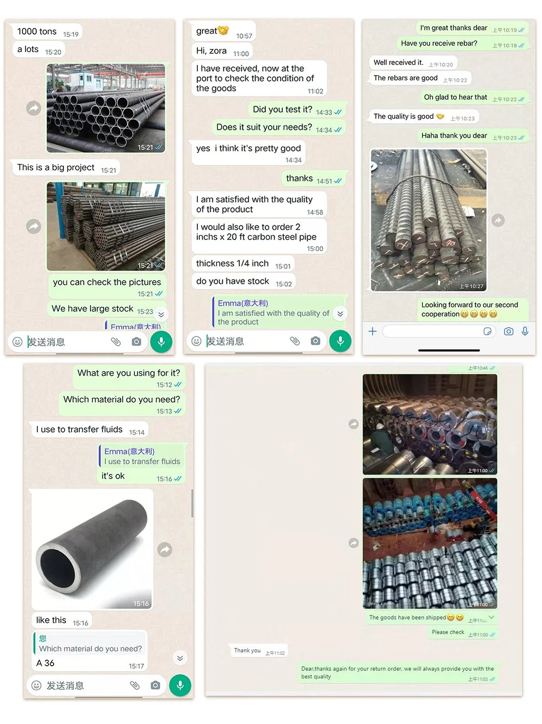 Ms Steel ERW Carbon ASTM Pre Galvanized Steel Coils for Pre Galvanized Iron Pipe Round Hollow Section Pipe